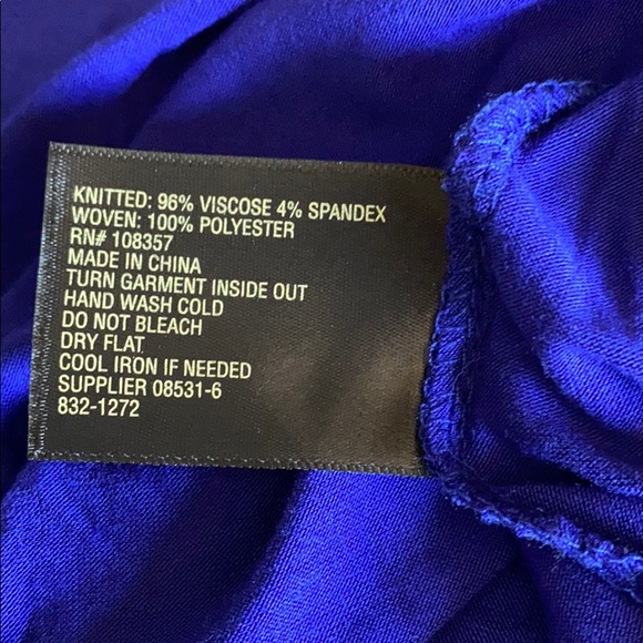 NWT Worthington lightweight cobalt blue top - Picture 9 of 9